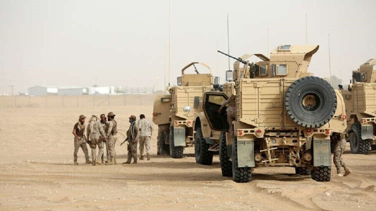 عربات عسكرية تابعة للجيش اليمني المدعوم من التحالف العربي في اليمن