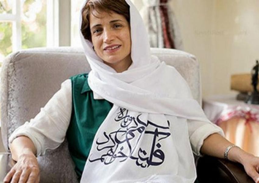 المحامية الإيرانية نسرين ستوده المعتقلة في السجون الإيرانية