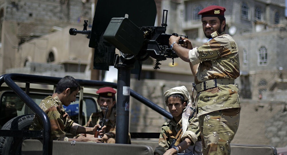 الطائرة المسيرة أطلقتها ميليشيا الحوثي في صحراء البقع بمحافظة صعدة