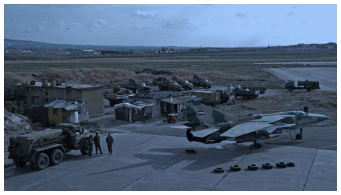 تعزيزات عسكرية، لدعم الحرس الثوري الإيراني وصلت إلى مطار التيفور في سوريا