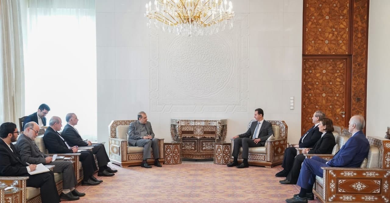 رئيس النظام السوري بشار الأسد التقى كبير مساعدي وزير الخارجية الإيراني "علي أصغر خاجي" في دمشق