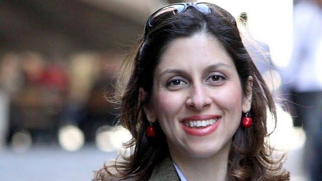 "نازنين زاغري راتكليف" موظفة في مؤسسة "طومسون رويترز"، ألقي القبض عليها في مطار طهران في مارس 2016 بتهمة "التجسس"