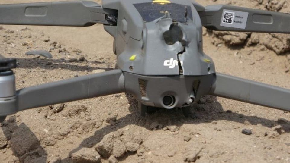 الدفاعات الجوية أسقطت طائرة مسيّرة تحمل متفجرات (مفخخة) تابعة لميليشيا الحوثي