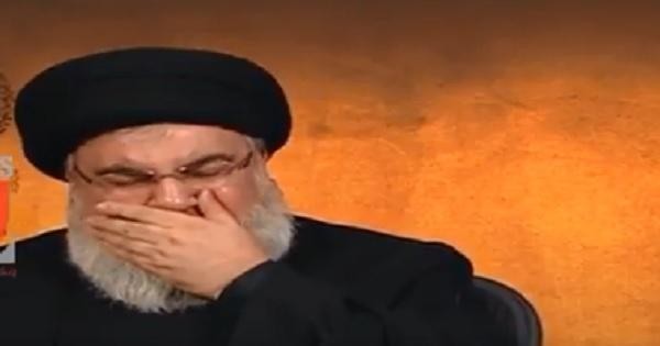 متزعم حزب الله اللبناني المدعوم من إيران حسن نصر الله
