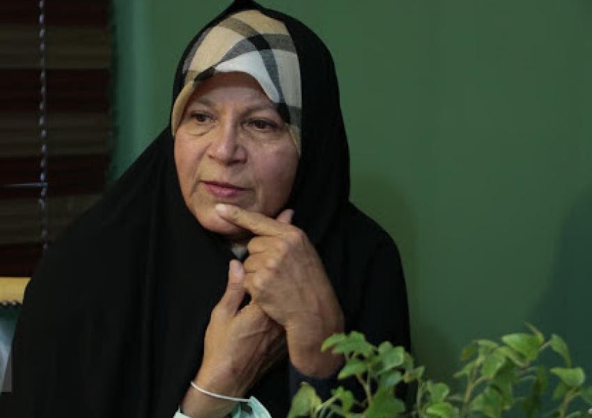 ابنة الرئيس الأسبق علي أكبر هاشمي رفسنجاني "فائزة رفسنجاني"