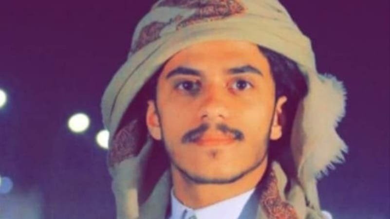 الشاب أيمن محمد العلفي البالغ من العمر 20 عاما قتل على يد مسلح حوثي يدعى عبدالكريم المراني