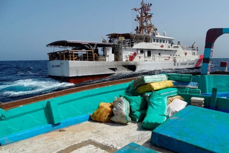 قوات خفر السواحل الأمريكية أعلنت ضبط شحنة من المواد المخدرة على متن سفينة صيد قادمة من ميناء جابهار الإيراني